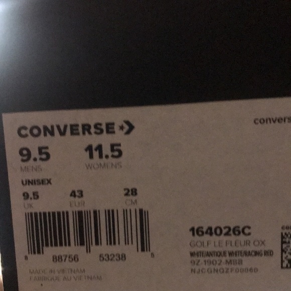 Golf Tyler the creator racing red shoes Men 9.5 Women 11.5 - Picture 4 of 5